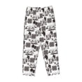 thumbnail image 6 of Fotbe Beach Women's Pajama Pants,Sleepwear Pants,Pj Bottoms Drawstring And Pockets-Small, 6 of 7