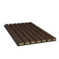 thumbnail image 5 of Ekena Millwork AcoustixPro Noise Cancelling Concave Small Slat Wall Panel 11"W x 94 1/2"H, Ebony Premium (2 Pack), 5 of 7