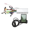 thumbnail image 3 of Kit de controlador de motor de bicicleta eléctrica sin escobillas de 36 V, 48 V y 500 W con pantalla LCD para manillar de 22,5 mm, 3 of 14