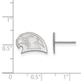 thumbnail image 2 of 14k White Gold LogoArt Miami University Ohio Redhawk Small Post Earrings Q4W026MU, 2 of 4
