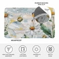 thumbnail image 3 of Summer Botanical Door Mat Indoor Outdoor, White Daisy Botanical Bee Farmhouse Non Slip Welcome Mat with Rubber Backing, Absorbent Fabric Front Door Mats Entryway Rug for Home Patio Entrance 16"x24", 3 of 9
