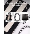 thumbnail image 5 of Deago Women Mini Knit Tote Bag Striped Crochet Bucket Handbag Small Purse Vacation Lightweight Beach Bag Travel Weekend, 5 of 9