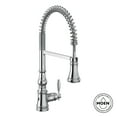 thumbnail image 5 of Moen S73104ew Weymouth 1.5 GPM Single Hole Pre-Rinse Pull Down Kitchen Faucet - Bronze, 5 of 7