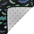 thumbnail image 4 of Shaggy Area Rug, blue green bats cool Rugs for Living Room Bedroom Non Slip Door Mat Indoor Carpet Machine Washable Nursery Home Decor Floor Mats for Entryway 60x39in, 4 of 5