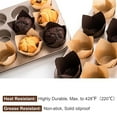 thumbnail image 5 of 400pcs Tulip Cupcake Liners, Muffin Liners Holders for Baking Cups, Greaseproof Cupcake Wrappers for , Christmas, 5 of 6