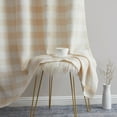 thumbnail image 4 of Hilltop Buffalo Check Textured Grommet Curtain Panels, 4 of 4