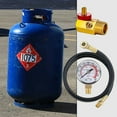 Portable Air Tank Repair Kit with Relief Valve, 0200 PSI Gauge and