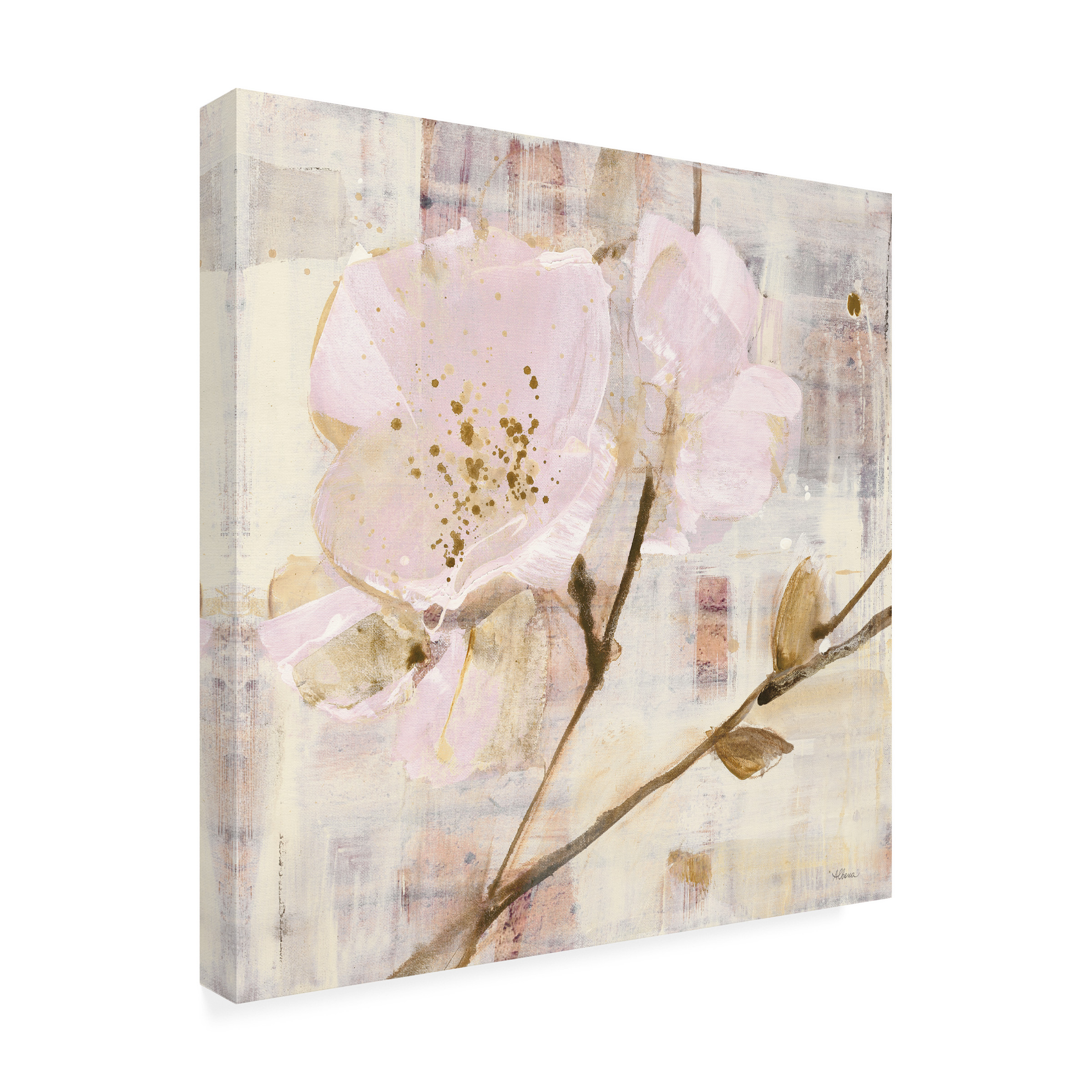 Trademark Fine Art 'Elegance I Pink' Canvas Art by Albena Hristova