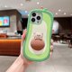 thumbnail image 3 of 3D Avocado Case for iPhone 14 Pro,iPhone 14 Pro Avocado Case,3D Cute Cartoon Kids Girls Women Kawaii Lovely Bear Avocado, 3 of 4