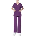 thumbnail image 4 of Samickarr Nursing Uniforms Scrubs Sets For Woman And Man Clearance Plus Size Working Uniform With Pocket Scrubs Medical Uniform Scrubs Top And Pants, 4 of 4