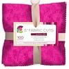 VIP Fabrics Creative Cuts 5" Fabric Cuts, Pink Blender and Fun Floral