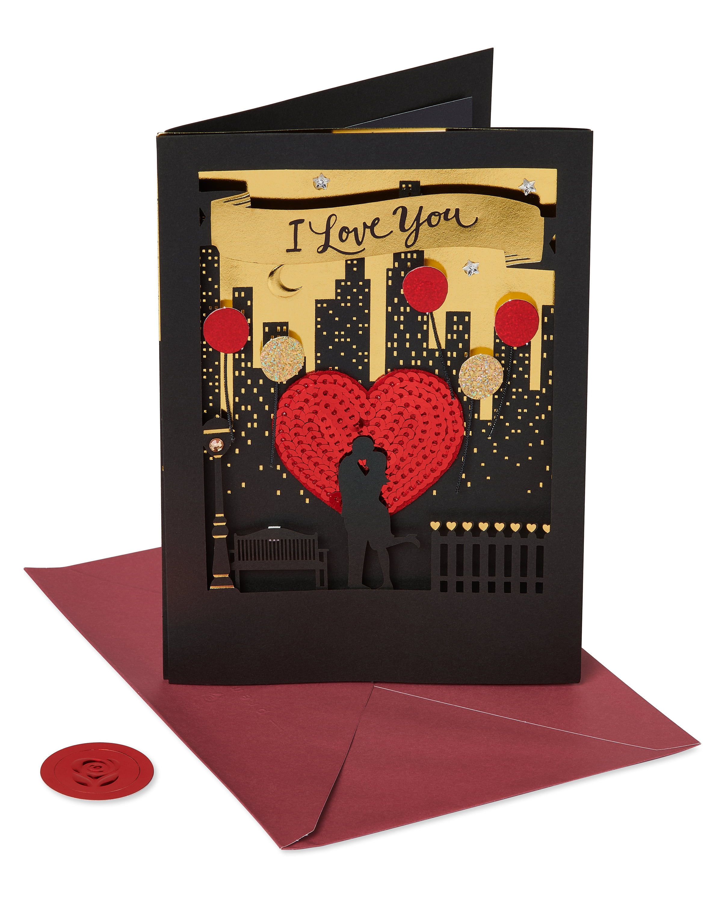 American Greetings Premier Birthday Card (Silhouettes)