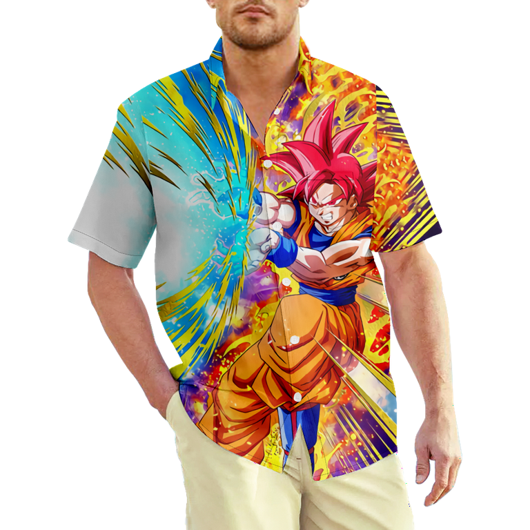 Vintage Dragon Hawaiian Shirt Full Print Ornament Multicolor 