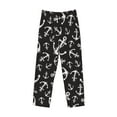 thumbnail image 5 of Balery Anchor print Men's Pajama Pants,Ultra Lightweight Pjs,Lounge Pant-Large, 5 of 9