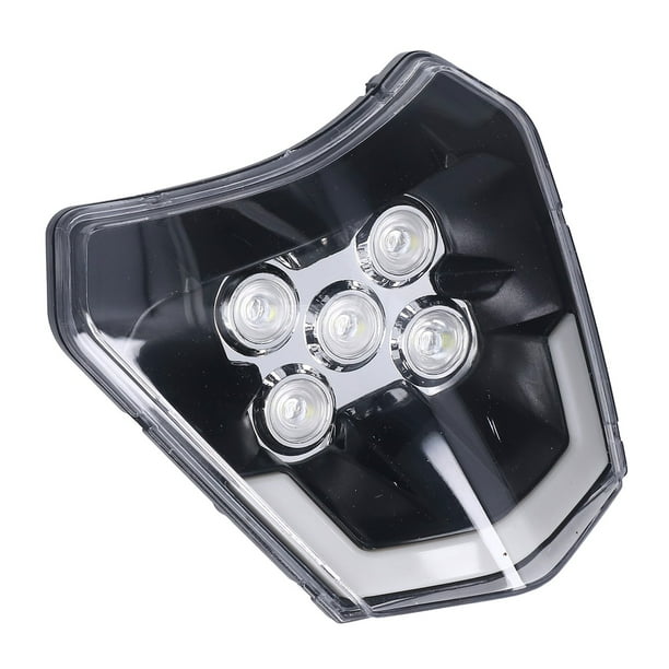 Faro LED Para Motocicleta, Resistente Al Agua, 5 LED, A Prueba De Golpes, Sellado Fuerte, Faro LED Para Motocicleta, Visión Clara, Lente Transparente, Apariencia Exquisita Para
