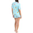 thumbnail image 2 of Room Service womens  2pc Aspen Pajama Set, xs, Blue, 2 of 3