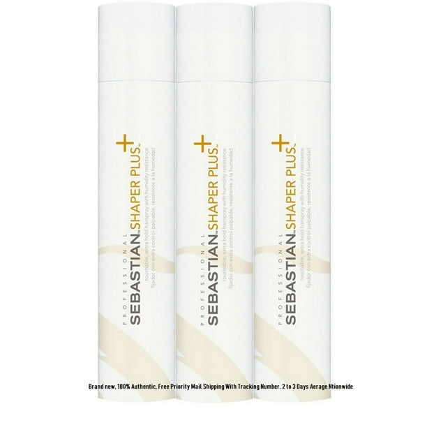 Pack of 3 Sebastian Shaper Plus Extra Hold Hairspray 10.6 Oz