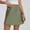 B_ Green, variant on SMihono Women's Satin Mini Skirt Summer Fashion High Waisted Elastic Waist A-Line Silk Short Party Skirts Black 8