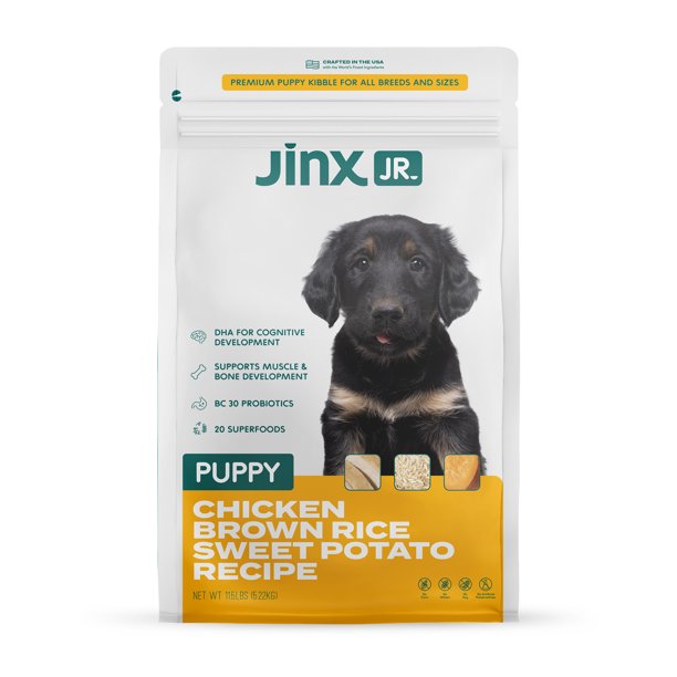 Jinx Jr. Puppy Chicken, Brown Rice & Sweet Potato Dry Dog Food, 4 lb. Bag