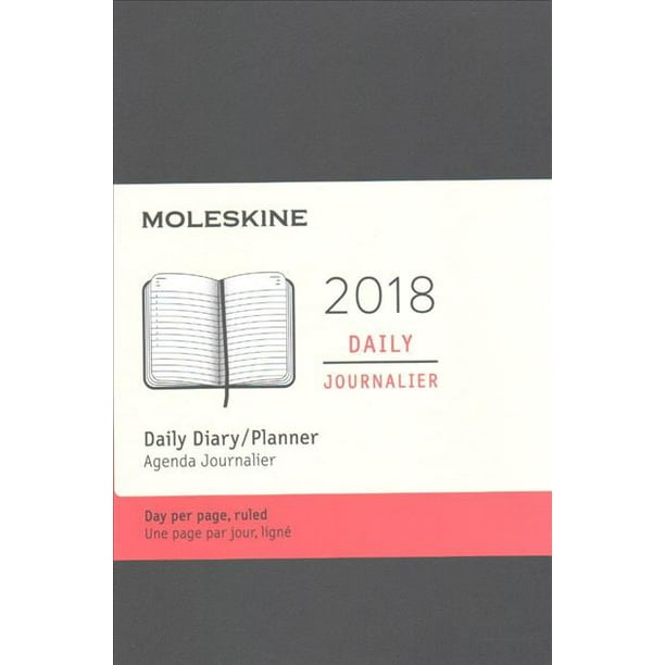 MOLESKINE 12 MONTH DAILY PLANNER, POCKET, BLACK MOLESKINE (COR
