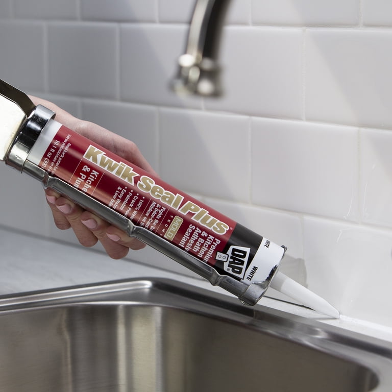 DAP Kwik Seal Plus White Siliconized Kitchen & Bath photo 8