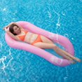 thumbnail image 1 of Flotador inflable para piscina, hamaca de agua, sillón reclinable flotante, cama flotante inflable, océano al aire libre de verano oso de fresa Hogar, 1 of 5