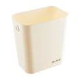 thumbnail image 2 of EGNMCR Trash Can, Garbage Can, Kitchen Trash Can Rectangular Open Top Waste Bin Suitable For Home Bathroom Kitchen Bedroom Office Waste Bin Modern Design Plastic Waste Bin rubbish bin, 2 of 7