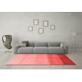 thumbnail image 3 of Ahgly Company Machine Washable Indoor Rectangle Abstract Red Modern Area Rugs, 7' x 9', 3 of 4