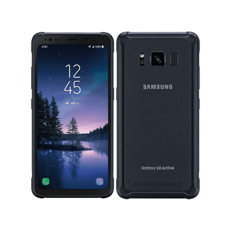 Restored Samsung Galaxy S8 Active G892A 64GB Gray AT&T GSM Unlocked Smartphone (Refurbished)