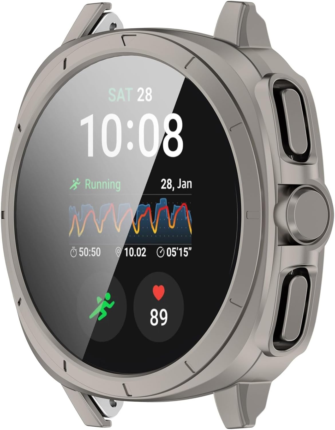 KOMI Compatible for Samsung Galaxy Watch 7 44mm 40mm Case