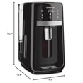thumbnail image 2 of Hamilton Beach One Press Programmable Dispensing Drip Coffee Maker with 14 Cup Internal Brew Pot, Removable Water Reservoir, Black Next Gen (47601), 2 of 5