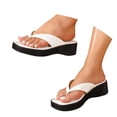 thumbnail image 3 of jiaxiM Flip Flops for Women Thong Sandals for Women Dressy Fashion Womens House Slippers Non- Tpr Sole Orthofeet Shoes for Women for Causal Walking Work Vacation, 3 of 8