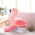 thumbnail image 2 of Plush Pink Flamingo Stuffed Birds Toy Animal Cushion Pillow Doll Model 35cm, 2 of 7