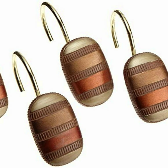 ElegantFlow Shower Curtain Hooks - Contempo Collection