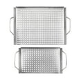thumbnail image 3 of Outset, Grill Grids, Nonstick, Set of 2, Silver, 3 of 3