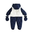 thumbnail image 4 of Cowsor Toddler Snowsuit Baby Boy Girl Winter Snow Ski Suit Clothes Hooded Jumpsuit Romper Coat Outwear, 4 of 7