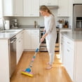thumbnail image 5 of Sponge Mop with Extendable Stainless Steel Handle - Absorbent for Bathroom, Kitchen, Glass, Living Room Hardwood, Tile, Laminate Floors - Easy Lever Squeeze for Dry & Wet Floors, 5 of 7