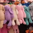 thumbnail image 4 of 30cm Floppy Ear Bunny Plush Toy, Ultra Soft Stuffed Rabbit, Cute Cuddly Plush Animal, Safe Plushie Gift for Kids, Toddlers, Baby, Easter, Birthday, Nursery Decor, 4 Colors Available, 4 of 8