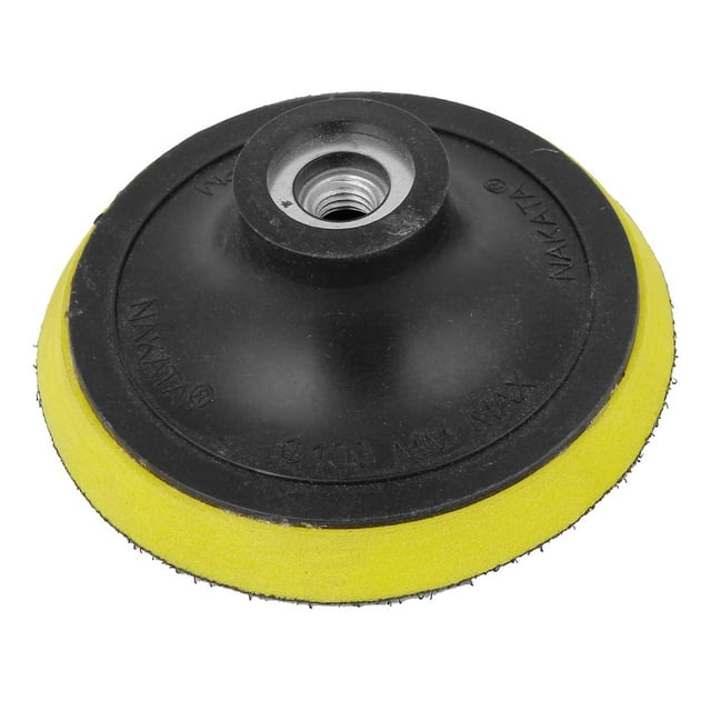 Angle Grinder Sanding Polishing Hook and Loop Fastener Backing Pad 4" Dia