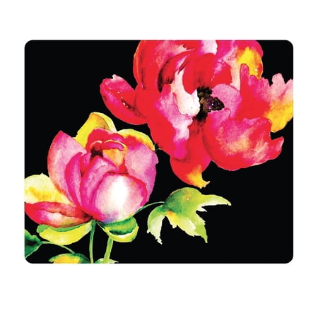 UPC: 0731969577523 | OTM Prints Black Mouse Pad  Brilliant Bloom