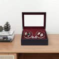 thumbnail image 5 of Rotating Watch Winder Automatic Wristwatch Storage Box Quiet Motor Rectangular Watch Winder, 5 of 15