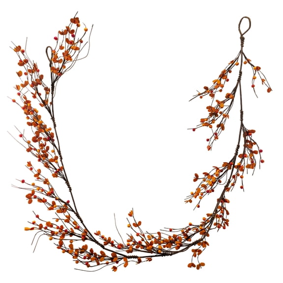 6ft. Orange Berry Garland by Ashland