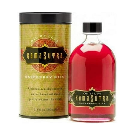 Kama Sutra Oil Of Love Massage Oil, Raspberry Kiss, 3.4 Fl Oz