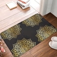 thumbnail image 4 of Uemuo Gold Mandala Printed Door Mat Indoor Doormat 16"x24",Front Back Door Mats Non Slip Entrance Rugs,Inside Doormats for Entryway, 4 of 9