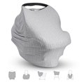 thumbnail image 1 of Munchkin Brica XtraGuard 5-en-1 Funda de asiento de coche y cubierta de enfermería, gris, 1 of 3
