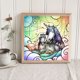 thumbnail image 4 of Kit de pintura de diamante unicornio de dibujos animados taladro redondo completo DIY manualidades mosaico imágenes FLhrweasw Nuevo, 4 of 9