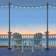 thumbnail image 4 of Excello Global Products Premium String Light Poles -2 Pack - Extends to 10 Feet – Deck Mount (Wood/Concrete) - EGP-LP-V2-2-DK, 4 of 7