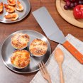 thumbnail image 2 of 6 uds. De sartenes para Pizza de acero inoxidable, bandejas grandes para Pizza, sartenes redondos para hornear Pizza con pala par Homemaxs 15712736-MX, 2 of 7