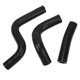 thumbnail image 3 of 3PCS Silicone Radiator Coolant Hose Pipe Kit Stable Connection Leak Proof Heat Resistant Fit For KX80 KX85 KX100 Black, 3 of 5