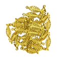 thumbnail image 1 of 50x dijes colgantes de de aleación, colgantes de pesca de animales marinos, suministros artesanales para DIY, collar, pulsera, fabricación de Oro BLESIY Encantos de espina de pescado, 1 of 8